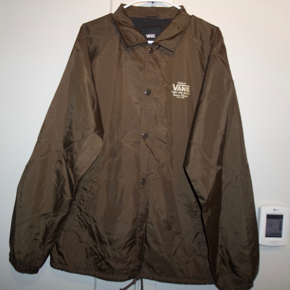 VANS WINDBREAKER BROWN